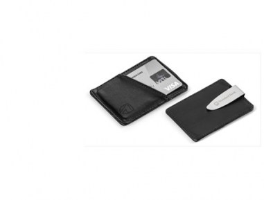 GIFT-9454 GATES CARD HOLDER MONEY CLIP front and back view